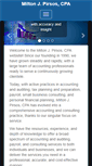 Mobile Screenshot of miltonjpirsoscpa.com